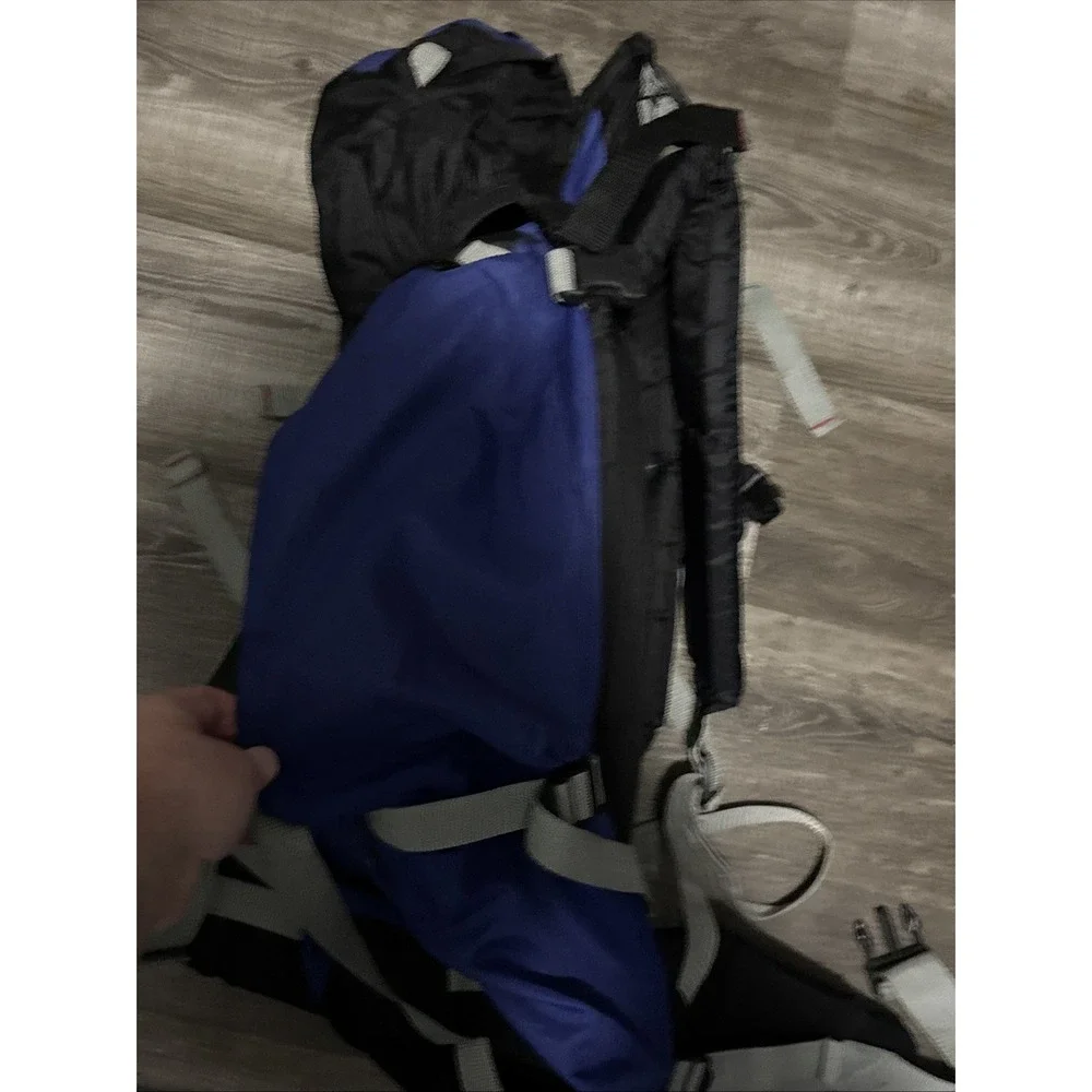 Coleman Peak 1 Hiking Backpack Blue Black Large 19in Cushion Strap Camp Bag